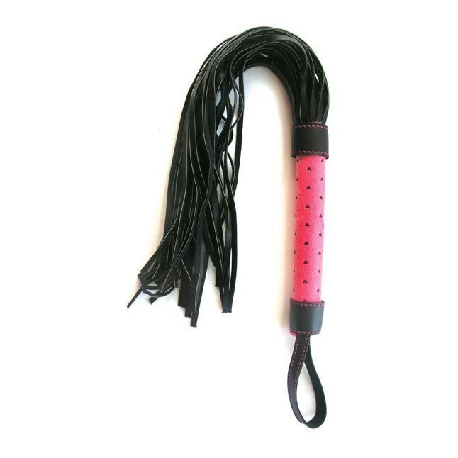 Черно-розовая плетка Notabu - 46 см - NOTABU