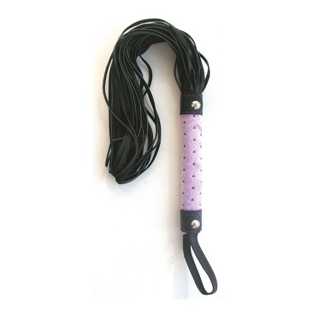Черно-фиолетовая плетка Notabu - 46 см - NOTABU