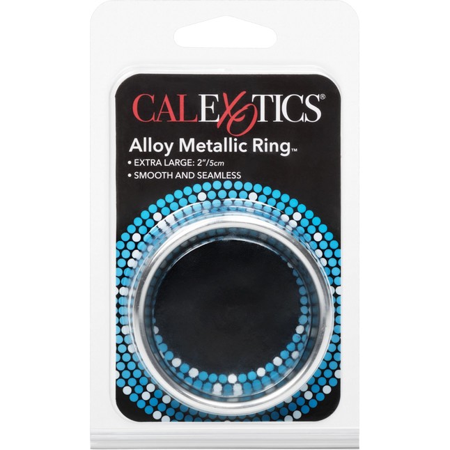 Широкое металлическое кольцо Alloy Metallic Ring Extra Large - Alloy Metallic Ring. Фотография 4.