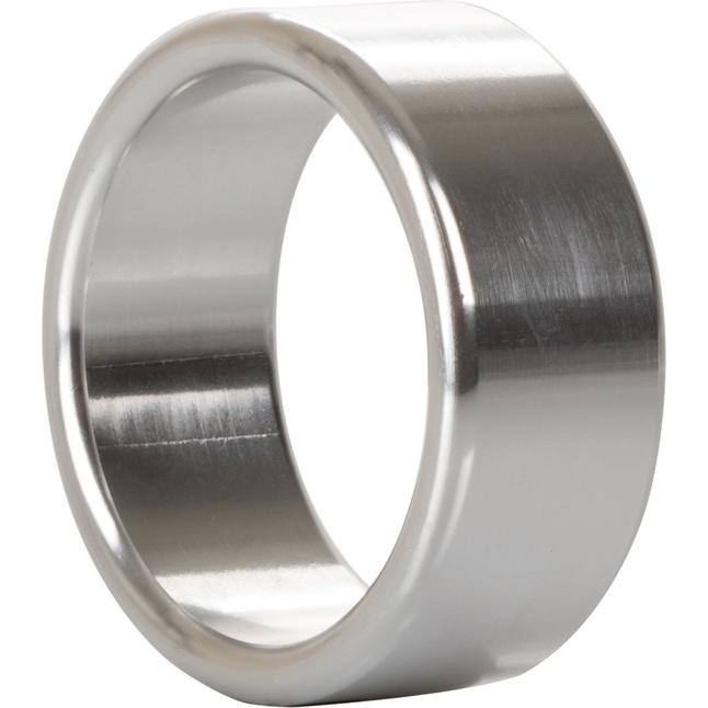 Серебристое эрекционное кольцо Alloy Metallic Ring Medium - Alloy Metallic Ring. Фотография 2.