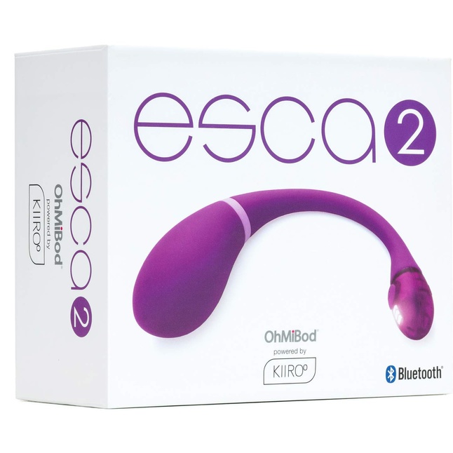 Фиолетовый стимулятор G-точки OhMiBod Esca 2. Фотография 6.