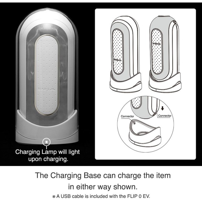 Белый мастурбатор Flip Zero с вибрацией - FLIP Series. Фотография 11.