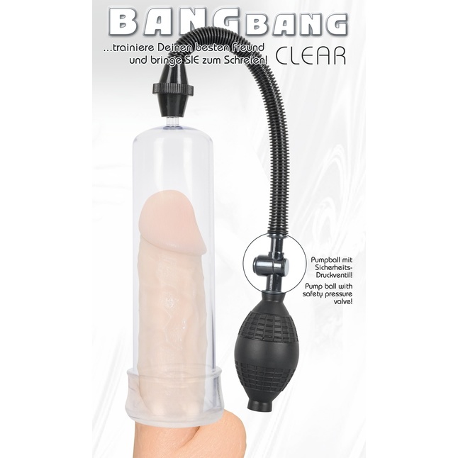 Прозрачная вакуумная помпа Bang Bang - You2Toys. Фотография 7.