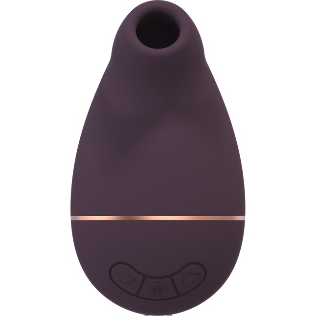 Фиолетовый клиторальный вакуум-волновой массажер Irresistible Kissable. Фотография 2.