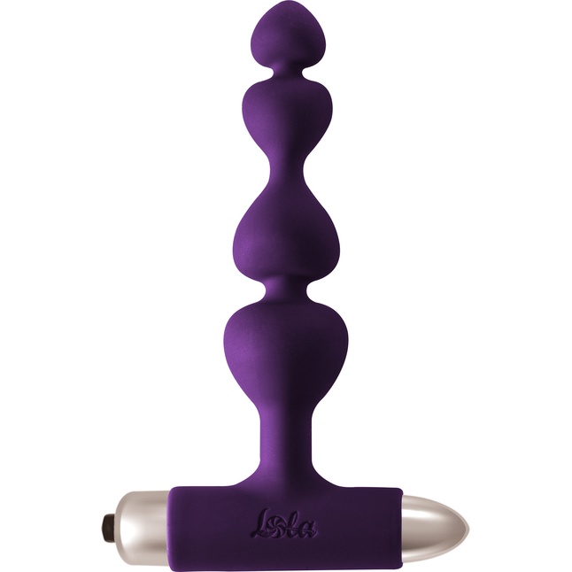 Фиолетовая анальная вибропробка-елочка New Edition Excellence - 15 см - Spice It Up
