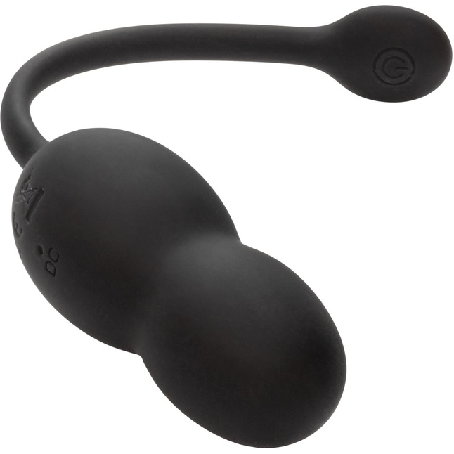 Черные вагинальные виброшарики с браслетом-пультом Wristband Remote Ultra-Soft Kegel System. Фотография 4.