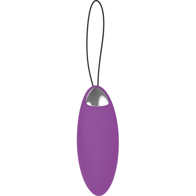 Фиолетовое перезаряжаемое виброяйцо Remote Duo Pleasure - Pleasure Balls   Eggs. Фотография 2.