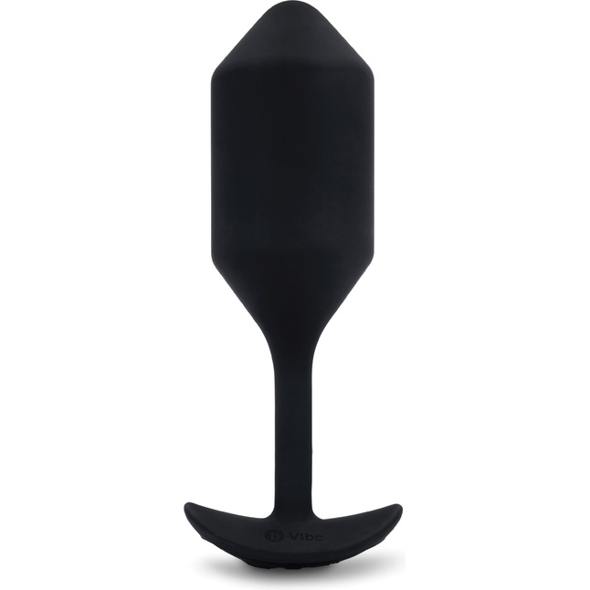 Черная пробка для ношения с вибрацией Snug Plug 4 - 14 см. Фотография 2.