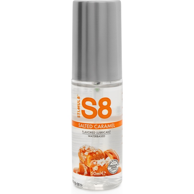 Лубрикант S8 Flavored Lube со вкусом солёной карамели - 50 мл
