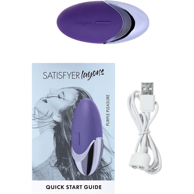 Фиолетовый вибромассажер Satisfyer Purple Pleasure. Фотография 9.