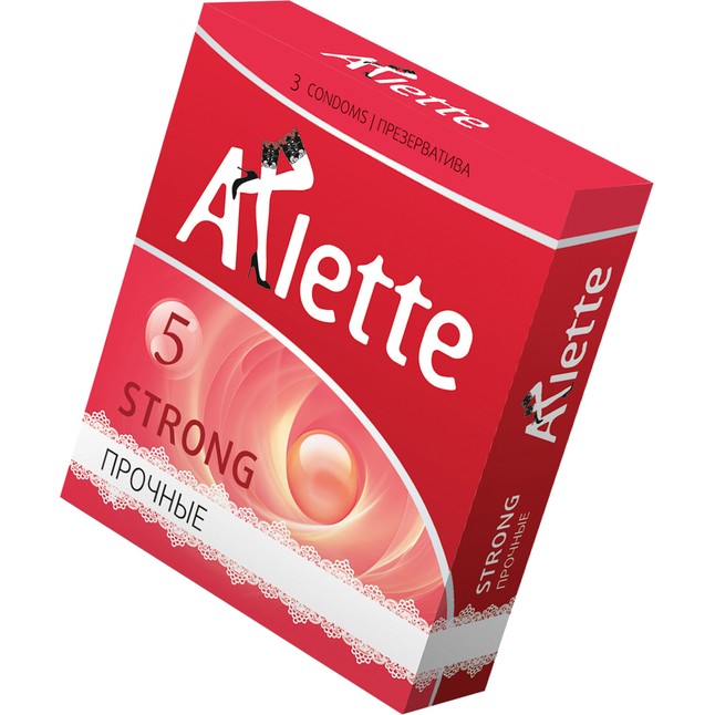 Ультрапрочные презервативы Arlette Strong - 3 шт