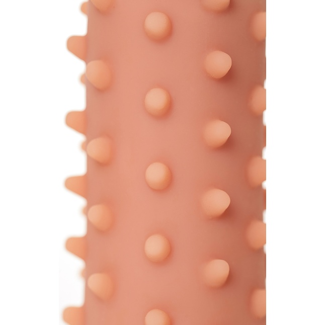 Насадка на фаллос с шипами и бугорками Extreme Sleeve 003 S-size - 12,7 см. Фотография 6.