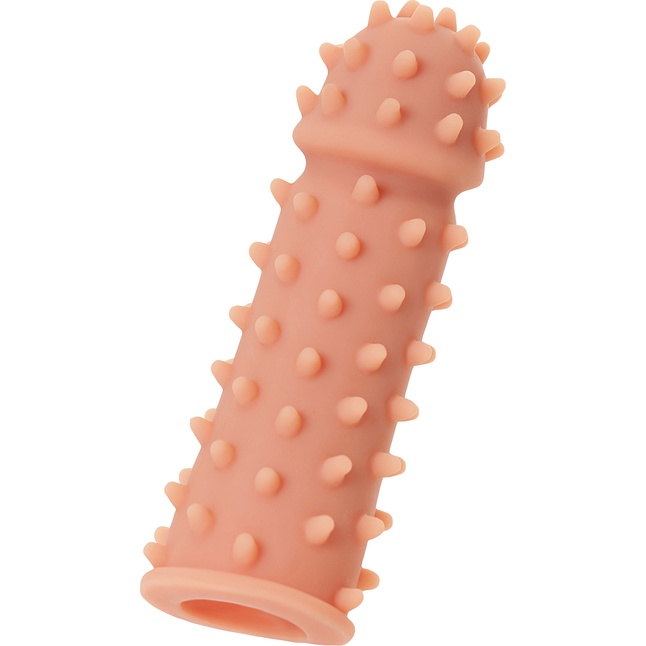 Насадка на фаллос с шипами и бугорками Extreme Sleeve 003 S-size - 12,7 см