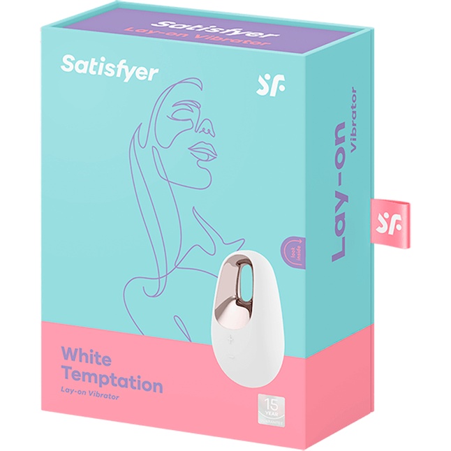 Белый вибромассажер Satisfyer White Temptation. Фотография 6.
