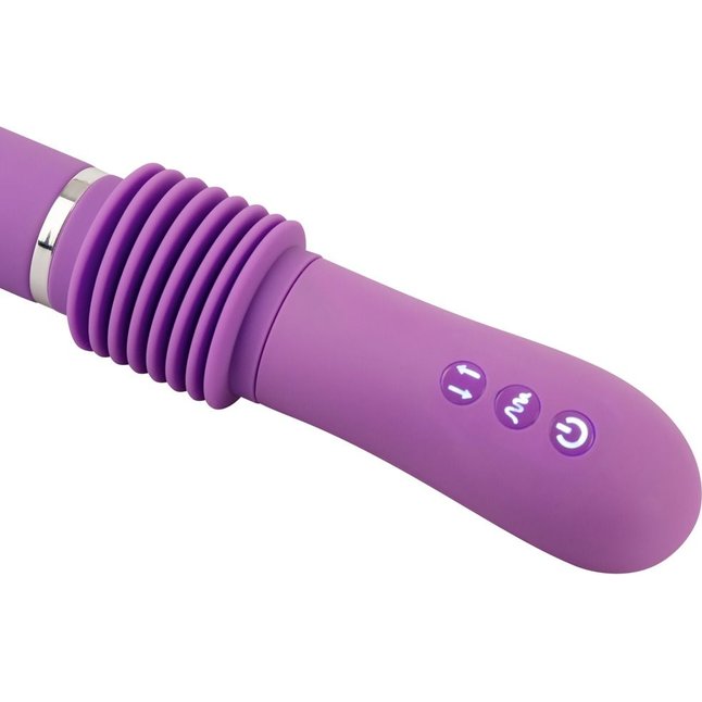 Фиолетовый вибратор Push it с возвратно-поступательными движениями - You2Toys. Фотография 2.
