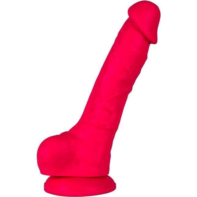 Розовый фаллоимитатор-реалистик Adam S - 18,5 см
