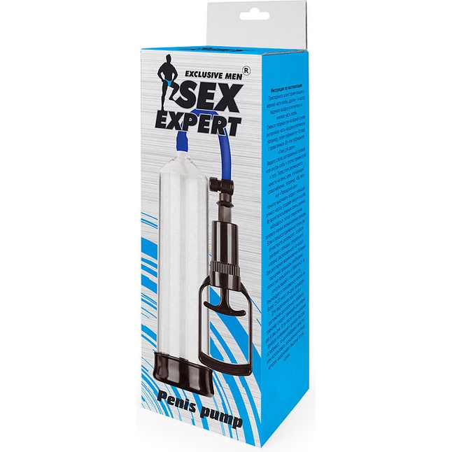 Прозрачная мужская вакуумная помпа Sex Expert - SEX EXPERT. Фотография 3.