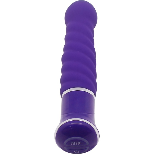 Фиолетовый спиралевидный вибратор ECSTASY Charismatic Vibe - 20,7 см. Фотография 4.
