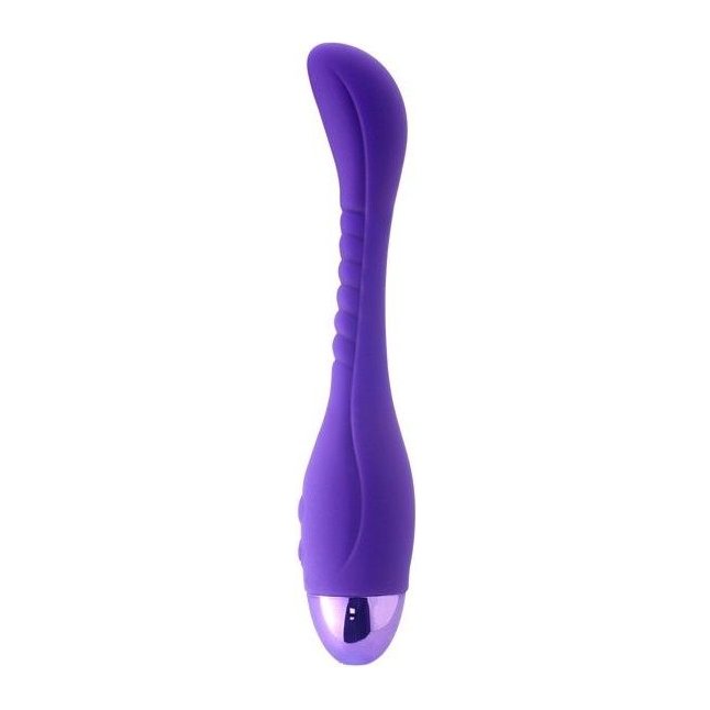 Фиолетовый вибратор INDULGENCE Slender G Vibe - 21 см