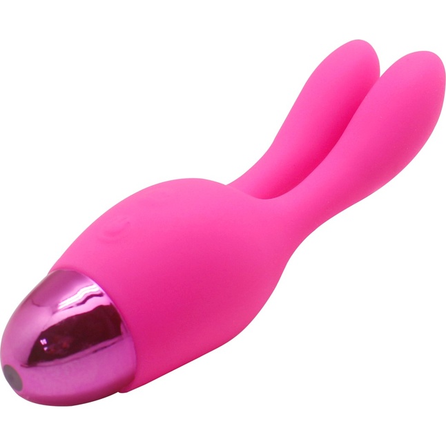 Розовый вибратор INDULGENCE Rechargeable Dream Bunny - 15 см. Фотография 3.