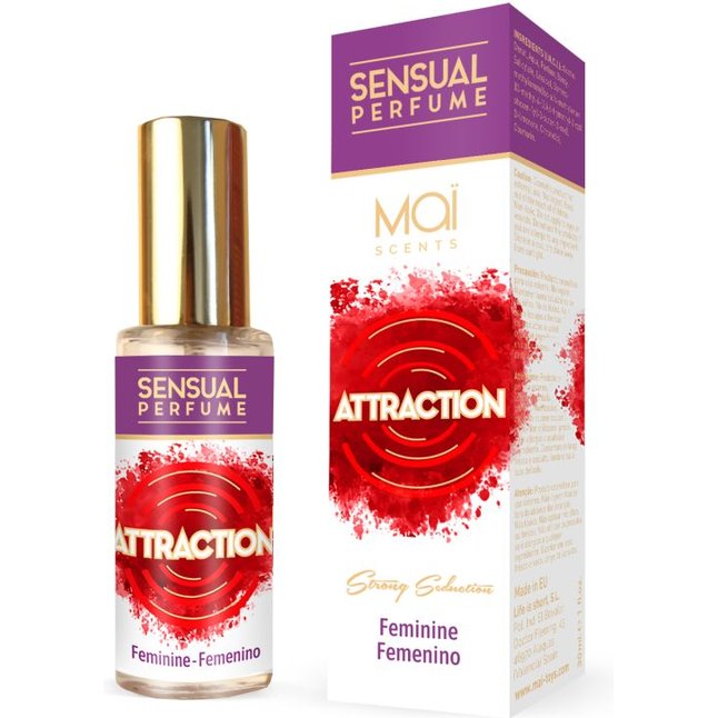 Женская парфюмированная вода FEMININE PERFUME WITH SENSUAL ATTRACTION - 30 мл