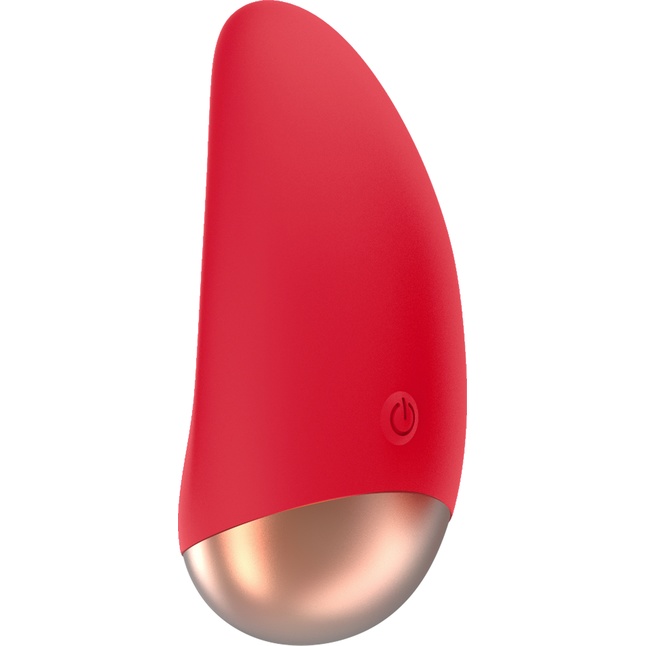 Красный вибратор Chic для клиторальной стимуляции - Elegance. Фотография 2.