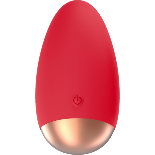 Красный вибратор Chic для клиторальной стимуляции - Elegance. Фотография 3.