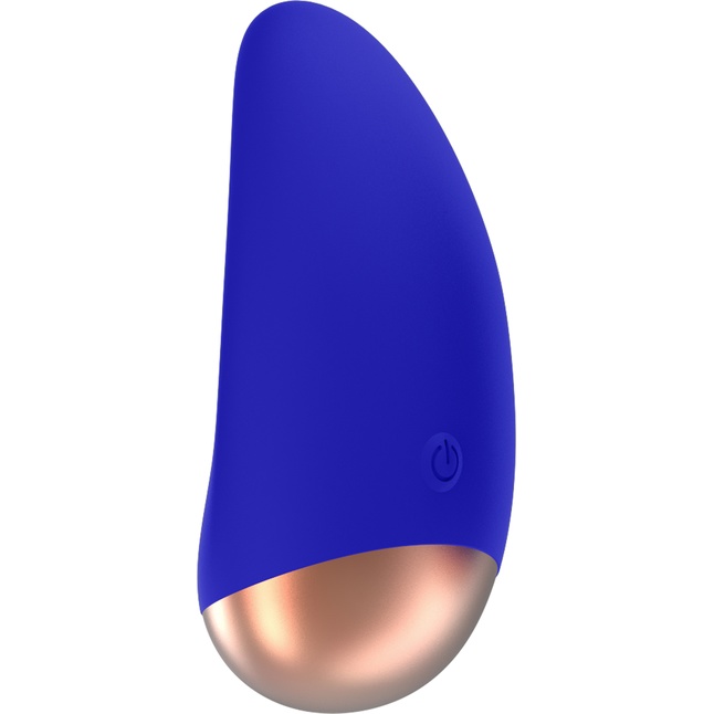 Синий вибратор Chic для клиторальной стимуляции - Elegance. Фотография 2.