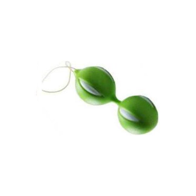 Зеленые вагинальные шарики со шнурочком