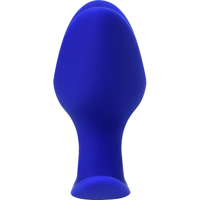 Синяя силиконовая расширяющая анальная втулка Bloom - 9,5 см - ToDo. Фотография 3.