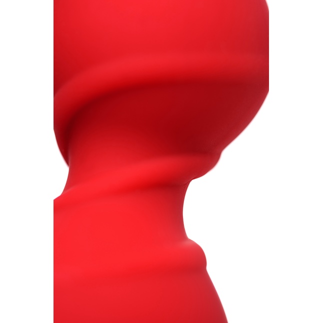 Красная силиконовая анальная втулка Trio - 16 см - ToDo. Фотография 6.