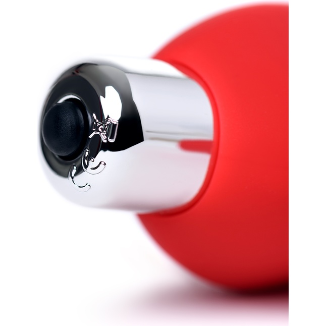 Красный силиконовый вибростимулятор простаты Proman - 12,5 см - ToDo. Фотография 8.