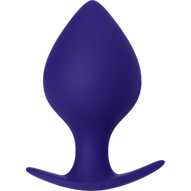 Фиолетовая силиконовая анальная пробка Glob - 10 см - ToDo. Фотография 2.