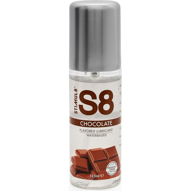 Смазка на водной основе S8 Flavored Lube со вкусом шоколада - 125 мл