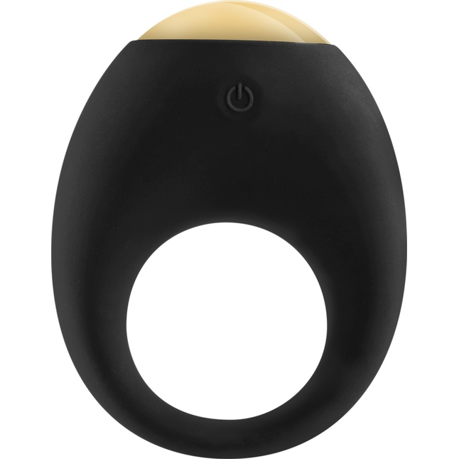 Черное эрекционное кольцо Eclipse Vibrating Cock Ring - LUZ