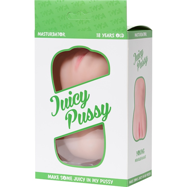 Телесный мастурбатор-вагина Young 18 years old - Juicy Pussy. Фотография 8.