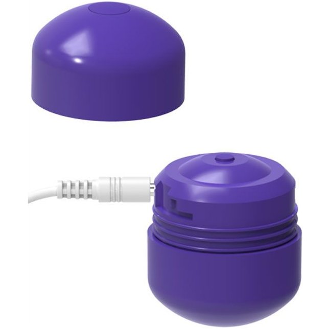 Фиолетовые виброшарики с пультом управления K-Balls. Фотография 2.