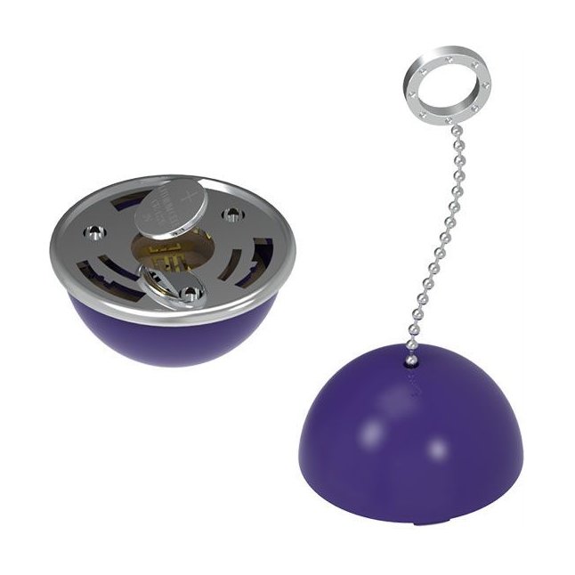 Фиолетовые виброшарики с пультом управления K-Balls. Фотография 3.