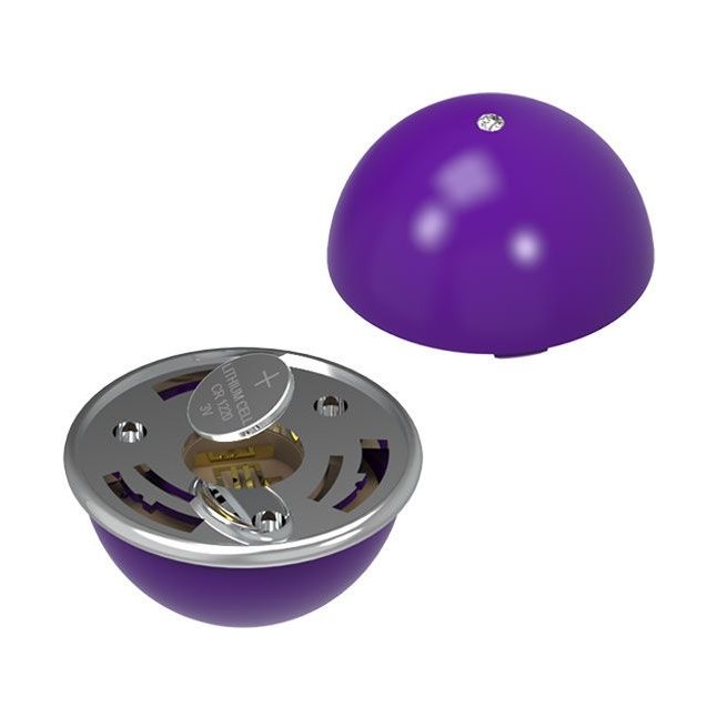 Фиолетовое виброяйцо с пультом управления Remote Cherry. Фотография 3.