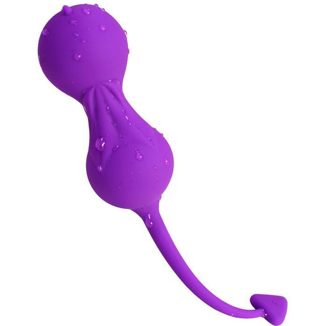 Фиолетовые вагинальные шарики в виде дьяволенка. Фотография 3.