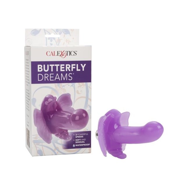 Фиолетовая клиторальная бабочка с отростком Butterfly Dreams. Фотография 4.