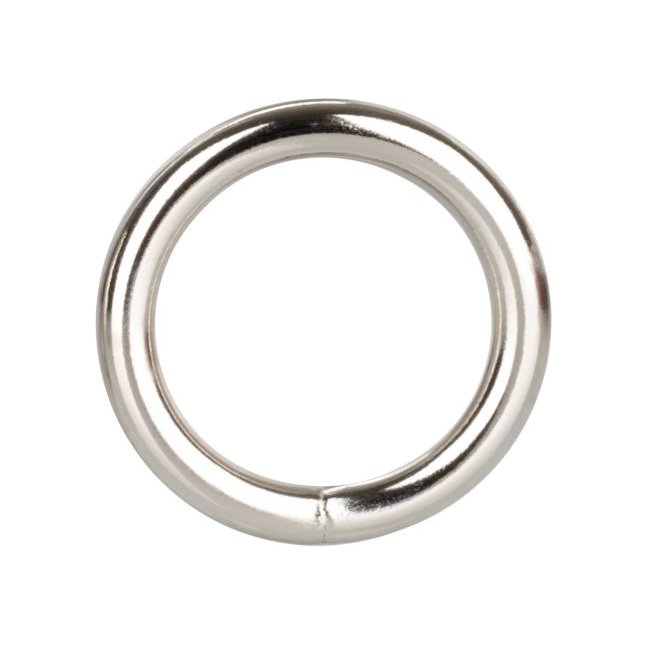 Серебристое эрекционное кольцо Silver Ring - Rings!. Фотография 2.