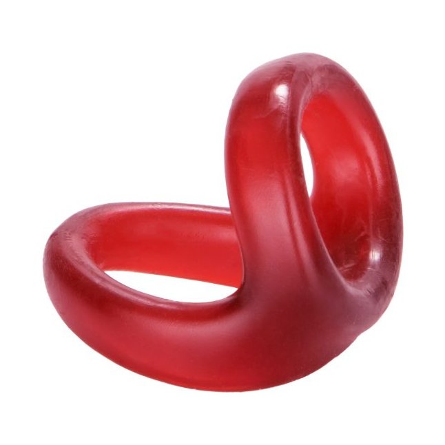 Красное эрекционное кольцо с подхватом COLT Snug Tugger - Colt. Фотография 2.