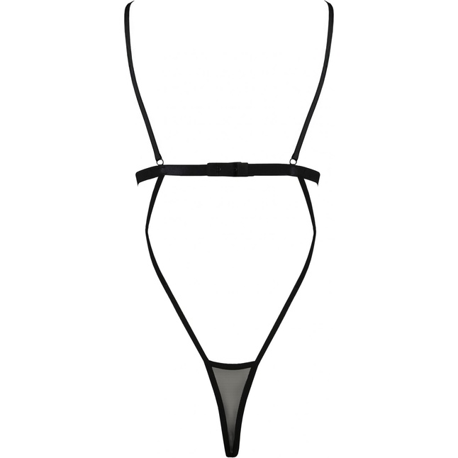 Пикантное кружевное боди Diabolina с открытым лифом - Erotic Line. Фотография 4.