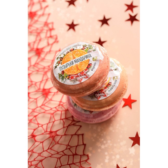 Бомбочка для ванны «Брызги страсти» с ароматом грейпфрута и пачули - 70 гр - Yovee. Фотография 6.