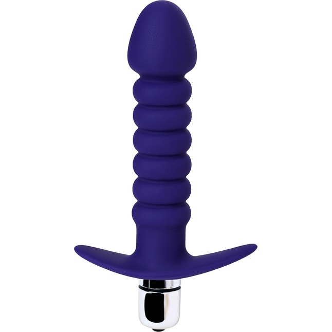 Фиолетовый анальный вибратор Condal - 14 см - ToDo