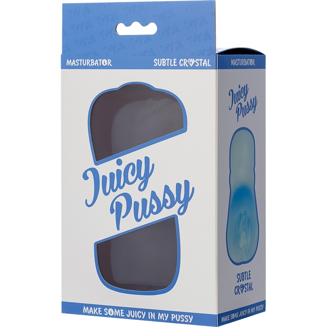 Прозрачный реалистичный мастурбатор Juicy Pussy Subtle Crystal - Juicy Pussy. Фотография 7.