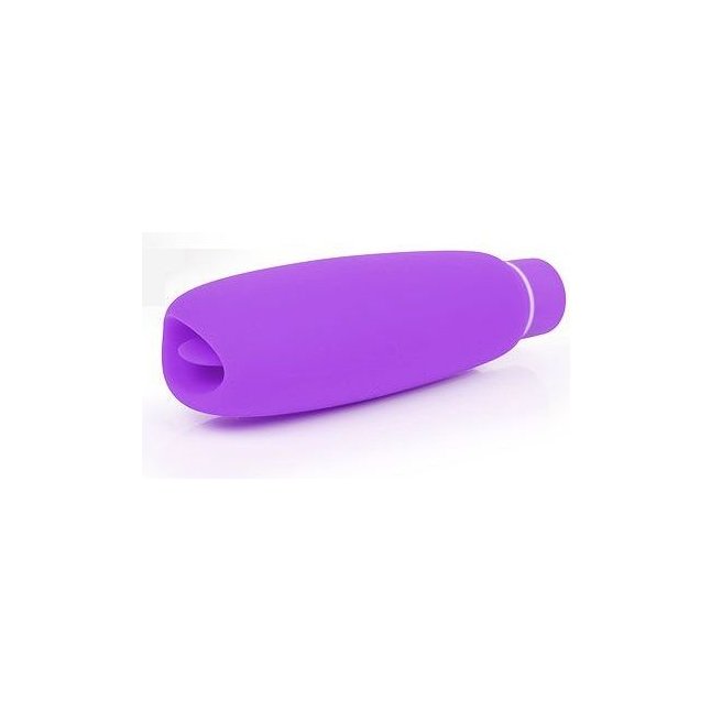 Фиолетовый клиторальный вибромассажер MUA