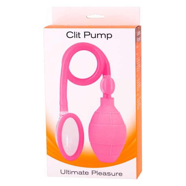 Розовая помпа для клитора CLIT PUMP. Фотография 3.