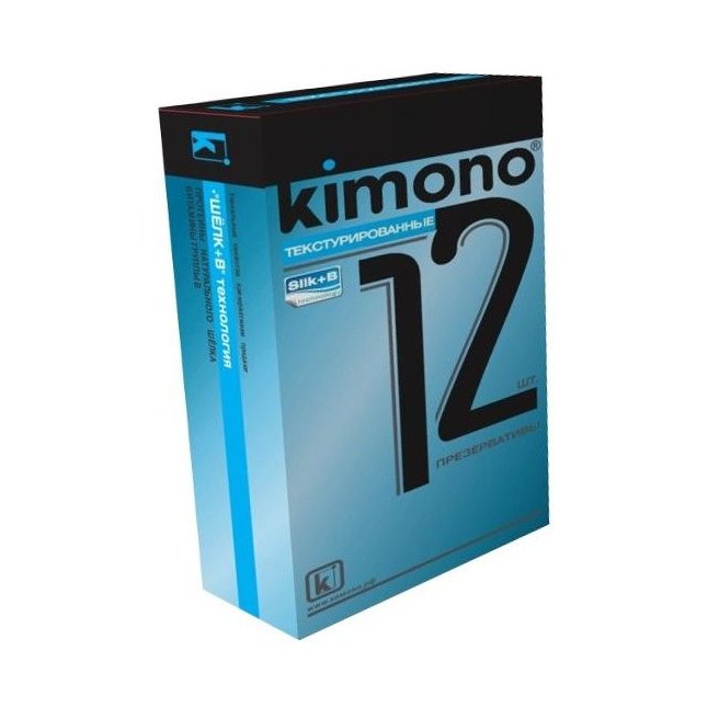 Текстурированные презервативы KIMONO - 12 шт